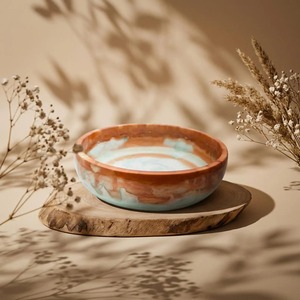 Serving Bowls Unique Color Swirl Design Eco Friendly Handcrafted <b>Epoxy</b> <b>Resin</b> Decorative Bowls for Party - Product Image 5