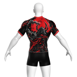 Samurai Code – T-shirt de compression ajusté unisexe, imprimé par sublimation, respirant, anti-humidité, UPF50+, arts martiaux mixtes - Product Image 4