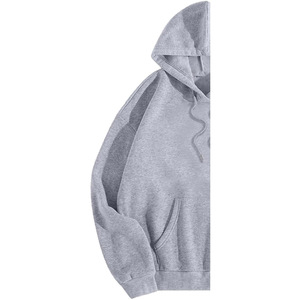 เสื้อฮู้ดดี้ผู้หญิงสำหรับฤดูหนาว ผ้าฝ้ายฟลีซ 100% เป็นมิตรกับสิ่งแวดล้อม ระบายอากาศได้ดี กันลม ปักลาย ฮู้ดดี้ขนาดใหญ่ โลโก้ด้านหน้าแบบเรียบง่าย รับผลิตแบบ OEM - Product Image 6