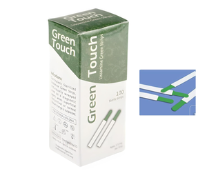 วัสดุทางการแพทย์สำหรับผ่าตัด Science Surgical Manufacture Green Touch Lissamine Green Strips 100 แผ่น สำหรับใช้ทางจักษุวิทยา - Product Image 2