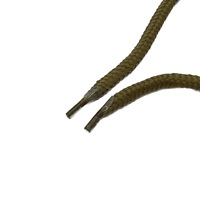 Cordon tressé en polyester écologique avec embouts en plastique couleur personnalisée – Idéal pour vêtements, chaussures, textiles de maison, poignées de sacs en papier