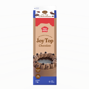 Crema No Láctea al por Mayor de Alta Calidad, Crema de Chocolate Joy Top, Crema para Cubrir Mezclada con Productos Lácteos, 1 kg, para Uso en Panadería, HALAL, Precio Especial - Product Image 1
