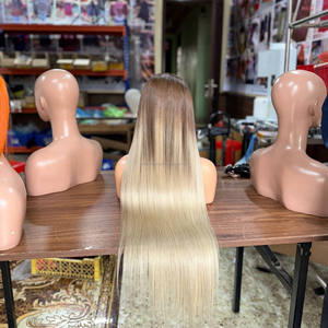 Pelucas de Cabello Humano al por Mayor, Peluca de Cabello Virgen Vietnamita Liso Natural, Peluca Frontal de Encaje sin Pegamento, Peluca de Lujo de Cabello Vietnamita - Product Image 2