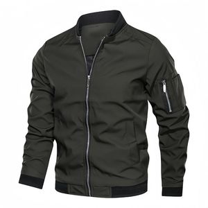 Veste d'hiver pour homme de haute qualité, personnalisée, 2025, col montant, logo sur le devant, réversible, respirante, séchage rapide, 100% coton denim - Product Image 4