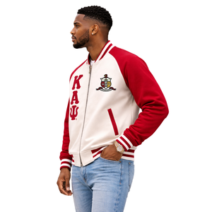 Giacca in Pile Varsity Kappa Alpha Psi, Abbigliamento per Fraternità Greca con Stile Collegiale Classico e Comfort Premium - Product Image 3