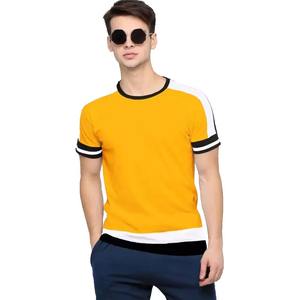 T-shirt en coton imprimé avec logo personnalisé, qualité supérieure, design haut de gamme, col épais côtelé - Product Image 4