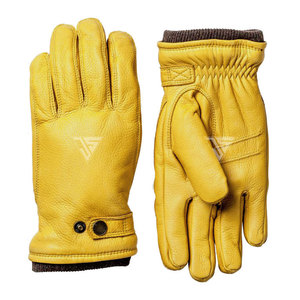 Gants en cuir véritable neufs pour hommes et femmes, élégants, chauds pour l'hiver, pour le cyclisme, avec doublure intérieure en cachemire et laine. - Product Image 4