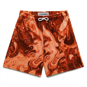 Shorts d'été pour hommes de qualité supérieure, doux, respirants, légers, à taille élastique, imprimés, confortables, pour la plage, vente en gros, vêtements décontractés - Product Image 5