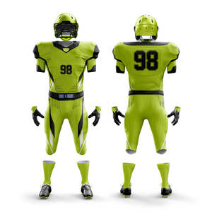 Wholesale Rate American Football Jersey And <b>Shorts</b> Set For Unisex Custom Logo Polyester Material American Football Uniform - Product Image 5
