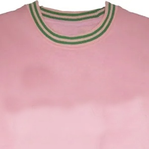 Best Quality Customized Design College Sweatshirt Polyester Cotton Autumn Solid Washed Knitted Jersey with Embroidered Technique - Product Image 4