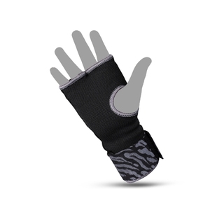 Bandages de boxe en gel Mauzer |   Gants intérieurs élastiques avec rembourrage en gel absorbant les chocs, support long pour le poignet |   Fermeture à boucle et crochets demi-format - Product Image 3