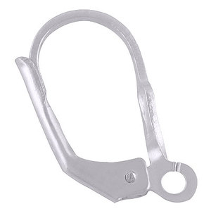 925 Sterling <b>Silver</b> Lever Back Plain Earrings Findings Jewelry Making Components Wholesale Bulk Supply Accessories - Product Image 1