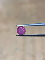 Spinelle rose naturelle de Mahenge, taille brillant rond, pierre précieuse en vrac pour la fabrication de bagues, colliers et bijoux
