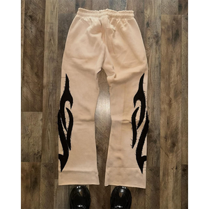 Sun Faded Cut Edge Custom Acid Wash Recortada Sudaderas con capucha Hombres Raw Hem Applique Parche desgastado Bordado Sudaderas Sudadera con capucha - Product Image 4