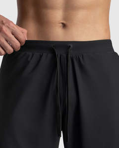 Shorts de sport pour hommes personnalisés 2 en 1, double couche, pour la course à pied et l'entraînement, avec doublure de compression intérieure, taille élastique et poche latérale - Product Image 4