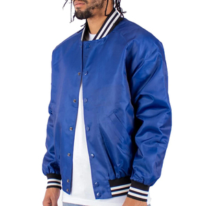 Chaqueta casual de satén para hombre con tela ligera, ajuste cómodo, apariencia elegante, costuras duraderas y calidad premium. - Product Image 3