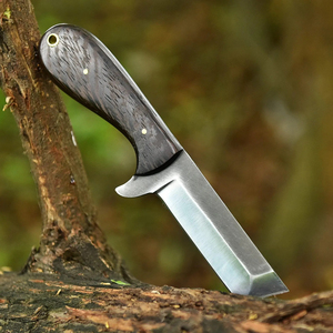 Couteau de boucher en acier au carbone, lame en acier au carbone de qualité supérieure, fabriqué à la main, manche robuste et durable, couteau utilitaire robuste pour l'extérieur - Product Image 3