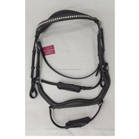 Confort de cheval de Super qualité et bride de cheval anatomique décorative fantaisie avec couvre-chef et bandeau de nez rembourrés doux