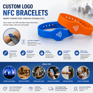 กำไลข้อมืออัจฉริยะ NFC แบบกำหนดเอง สแกนข้อพระคัมภีร์ประจำวัน สายรัดข้อมือผ้าทอ ขายส่ง - Product Image 6