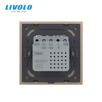 Prise murale LIVOLO type UK USB-C 45W, appareil électrique, prises de charge de type C, prise murale