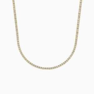 จี้อินฟินิตี้สุดหรู ประดับเพชรแล็บโกรว์ สร้อยคอทองคำ 10 กะรัต |   เครื่องประดับผู้หญิงสุดฮิต |   ไอเดียของขวัญสุดโรแมนติก ปี 2026 ชุบโรเดียม - Product Image 1