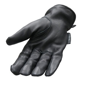 Premium Black Genuine Leather <b>Gloves</b> for Men and Women Soft Lining Winter <b>Warm</b> Hand <b>Gloves</b> with Elastic Wrist - Product Image 2