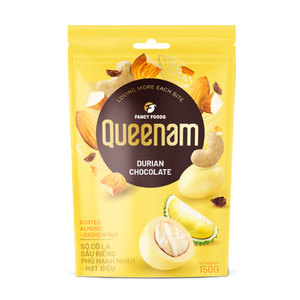 Dragées au chocolat les plus vendues en gros, service OEM/ODM, snacks HALAL, bonbons, noix de durian enrobées de chocolat, amandes et noix de cajou 150G, offre spéciale - Product Image 1