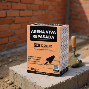 Criscolor Arena Viva Repasada 1,5 kg pour mortier de maçonnerie, mortier ciment-chaux haute résistance - Product Image 3