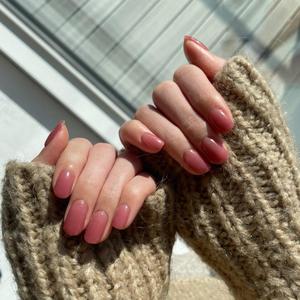Pegatinas de Uñas de Gel de Color Sólido de Calidad Profesional Coreana 100% Real, Manicura Vegana, Libre de Crueldad, No Tóxica, Venta al por Mayor - Product Image 5