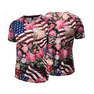 T-shirts à manches courtes pour hommes, coupe classique, 100% coton/polyester, respirants, anti-plis, col rond, fabrication en usine, haute qualité - Product Image 3