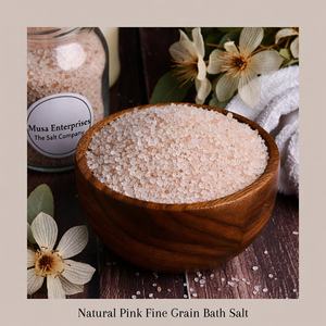 Sal de Baño del Himalaya Natural Rosa Tallada, Cristal Mineral Moderno, Terapia de Spa Relajante y Calmante, Desintoxicación Aromática, Cuidado de la Piel Premium - Product Image 4