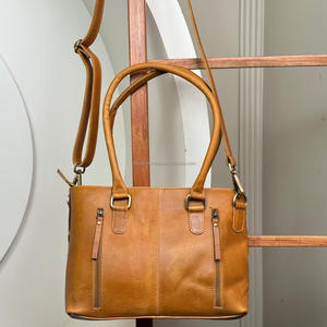 Vente en gros de sacs de transport dissimulés en cuir usiné à la main pour femmes sacs à bandoulière en cuir de vachette sacs à main de luxe en cuir véritable - Product Image 5