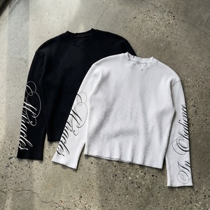 T-shirt Termica in Cotone Waffle di Alta Qualità per Uomo, <span class=keywords><strong>Maglietta</strong></span> Personalizzata <span class=keywords><strong>a</strong></span> <span class=keywords><strong>Maniche</strong></span> <span class=keywords><strong>Lunghe</strong></span> Casual e Pesante - Product Image 1