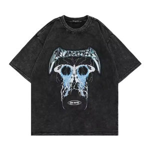 Camiseta Gráfica Extra Grande Premium, 100% Algodón, Impresión Personalizada, Proveedor Mayorista de Ropa Urbana - Product Image 1