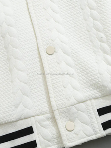 Chaqueta de béisbol de lana unisex para hombre con capucha chaqueta de tela de lona de satén de invierno estilo acolchado Letterman para hombre - Product Image 5