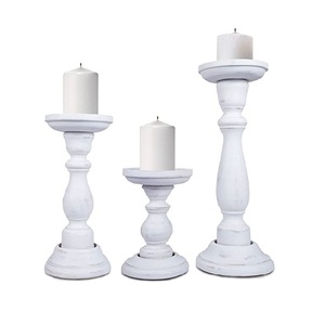 Portavelas de Madera Natural Hecho a Mano para Decoración del Hogar, Centro de Mesa, Comedor y Eventos Especiales - Product Image 3