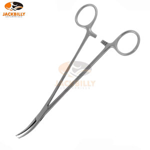 คีมหนีบหลอดเลือดแบบโค้ง HALSTED Premium Manual Surgical Clamp ขนาด 1x2 ฟัน ความยาว 21.0 ซม. ผลิตจากสแตนเลสสตีล ได้รับมาตรฐาน CE - Product Image 4
