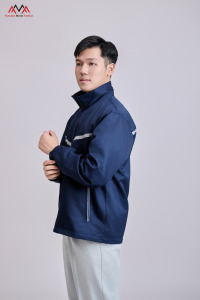 FMF Unisex 100% Polyester Hard Shell <b>Jacket</b>-Waterproof Windproof Breathable Quick Dry Thermal Insulation Hooded Stand Collar - Product Image 6