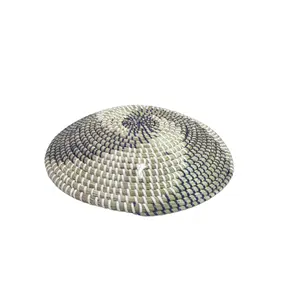 New Beautiful Design Art Deco Style Round seagrass placemat woven hanging plate home hotel for dercorate rattan placemat