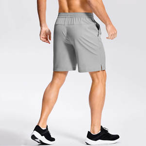 Shorts de tennis pour hommes sur mesure en gros, tissu extensible 4 directions en polyester et élasthanne, avec deux poches latérales, pour la course et le tennis - Product Image 2