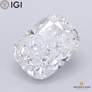 Diamant de laboratoire CVD taille coussin de 3,50 carats, clarté VVS1, couleur D, avec certificat IGI pour des bijoux de créateur époustouflants - Product Image 1