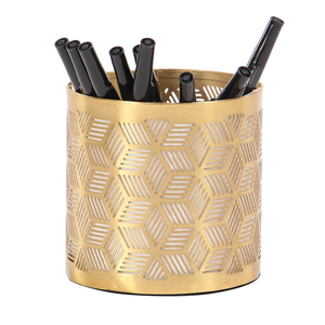 Royal Handmade Brass <b>Pen</b> holder Square Shape For Desk Organizer Office Product <b>Pen</b>/Pencil/Scale/Markle Storage holder - Product Image 4