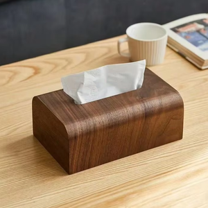 Boîte à mouchoirs en bois artisanale de luxe, design classique, décorative, simple, élégante, vente en gros - Product Image 1