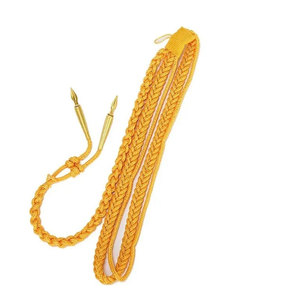 Aiguillettes de Alambre de Poliéster/Nylon de Calidad, Adorno Decorativo para Hombro, Cordón Trenzado, Ribete para Prendas, Producción Personalizada - Product Image 1
