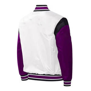 เสื้อแจ็คเก็ต Letter Jacket จากโรงงานโดยตรง พร้อมดีไซน์แบบเสื้อกันหนาว สำหรับผู้ค้าปลีกเสื้อผ้าโรงเรียนและผู้ซื้อแบรนด์ส่วนตัว - Product Image 5