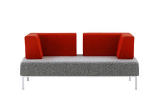 Sofá en Forma de L de Tela Espiral 24 CAPTAIN, Estructura de Madera Maciza de Sal, Látex Supersuave, Espuma de Alta Densidad Recron, Conjunto Moderno para Sala de Estar - Product Image 2