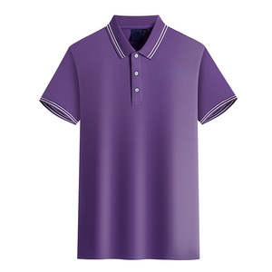 Polo personnalisé de haute qualité 100% polyester à séchage rapide, logo personnalisé brodé, uniforme de sport, de golf ou de travail pour homme - Product Image 3