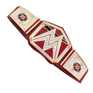 Ceinture de champion WWE rouge de qualité supérieure, design diamant, personnalisable pour les fans et les événements - Product Image 5