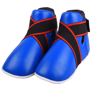 High Quality Customizable PU Semi-Contact Karate Boxing <b>Dummy</b> Shoes All Seasons Foot Protector Kick Boots Martial Arts - Product Image 1