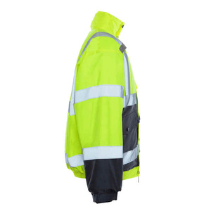 High Visibility Security Jackets Safety Rain Jackets Softshell <b>Waterproof</b> Security Jackets High Visibility <b>Work</b> Wear Jackets - Product Image 4